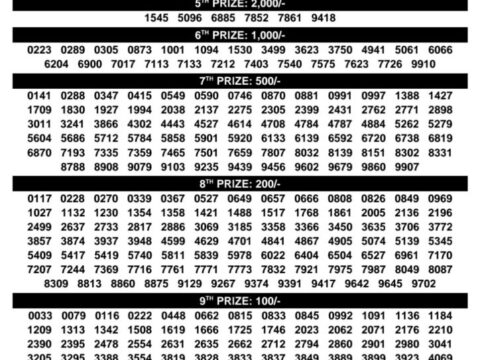 Today Kerala Lottery Result 3pm Sthree Sakthi 28 07 2026