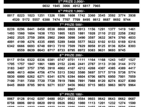 Today Kerala Lottery Result 3pm Karunya 08 08 2026