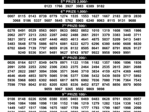 Today Kerala Lottery Result 3pm Karunya Plus 27 08 2026