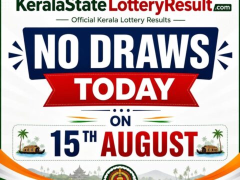 Today Kerala Lottery Result 3pm Kerala 15 08 2026