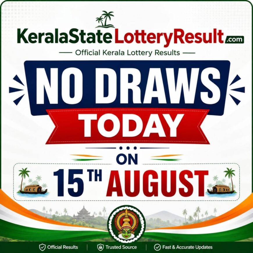 Today Kerala Lottery Result 3pm Kerala 15 08 2026