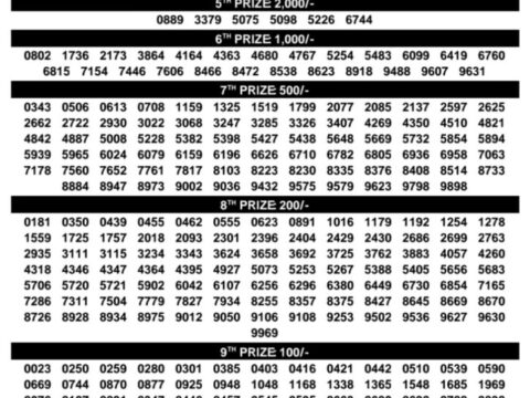 Today Kerala Lottery Result 3pm Samrudhi 02 08 2026