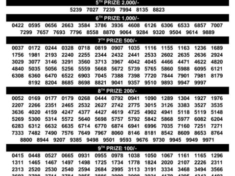 Today Kerala Lottery Result 3pm Sthree Sakthi 18 08 2026