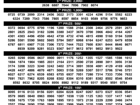 Today Kerala Lottery Result 3pm Sthree Sakthi 25 08 2026