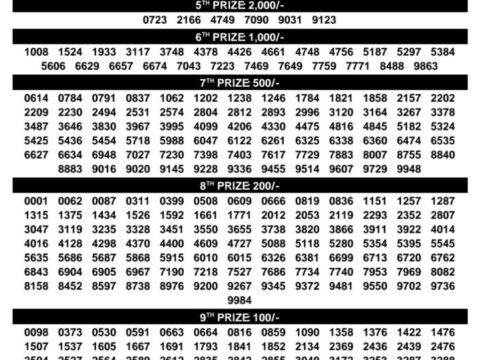 Today Kerala Lottery Result 3pm Suvarna Keralam 21 08 2026