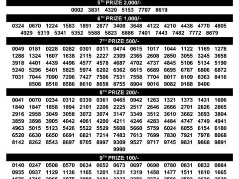 Today Kerala Lottery Result 3pm Suvarna Keralam 28 08 2026