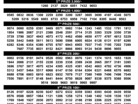 Today Kerala Lottery Result 3pm Karunya Plus 03 09 2026