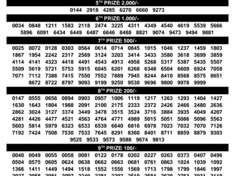 Today Kerala Lottery Result 3pm Karunya Plus 24 09 2026
