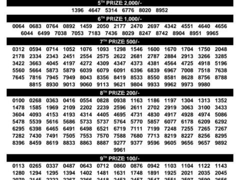 Today Kerala Lottery Result 3pm Samrudhi 04 10 2026